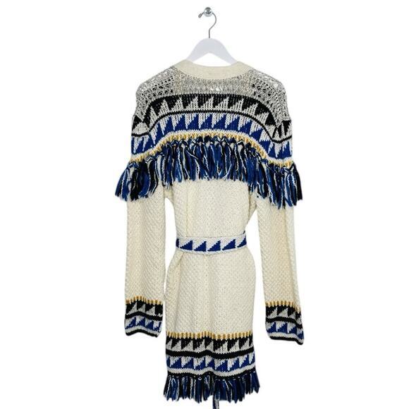 MOTHER The Fringe Cardigan The Tassel‎ is Worth the Hassle Size M NWT - Picture 3 of 7